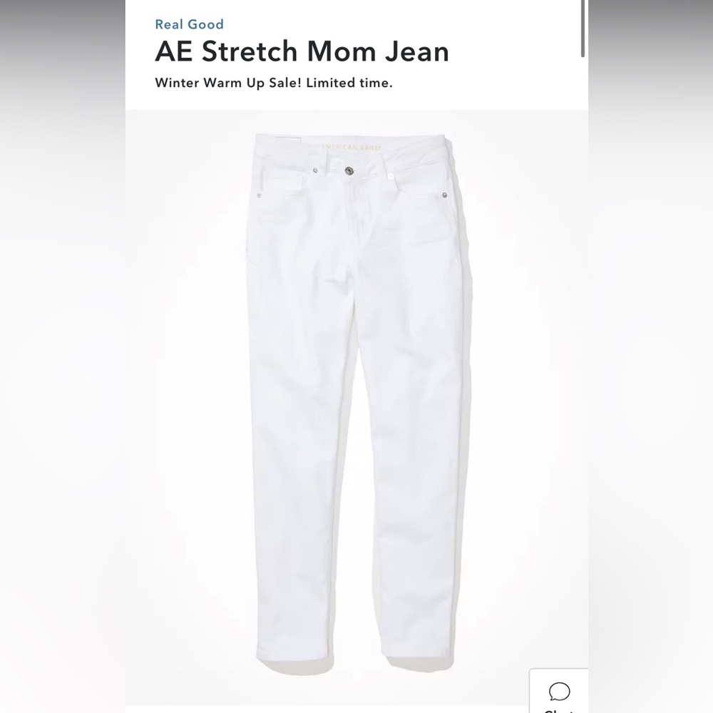White mom jeans